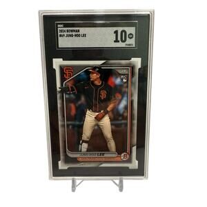 Jung-Hoo Lee San Francisco Giants 2024 Bowman RC #69 SGC 10 SF